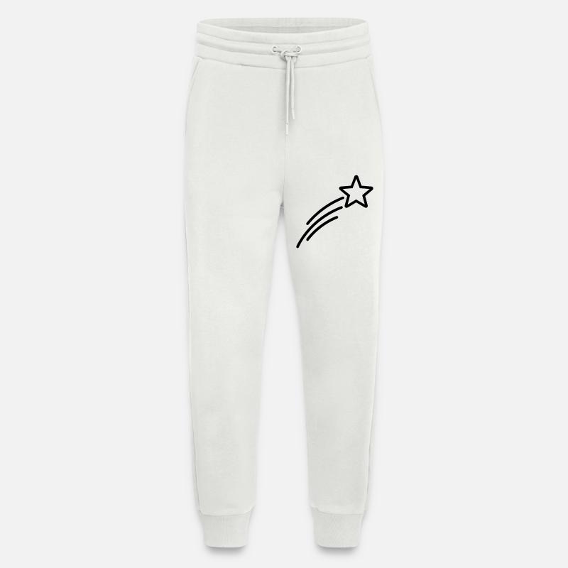 shooting star - Jogging Pants - made by SPREAD - OFF WHITE