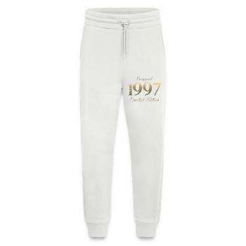 29e anniversaire cadeau millésime juillet 1997 - Pantalon de jogging bio décontracté fabriqué en UE - OFF WHITE - Devant