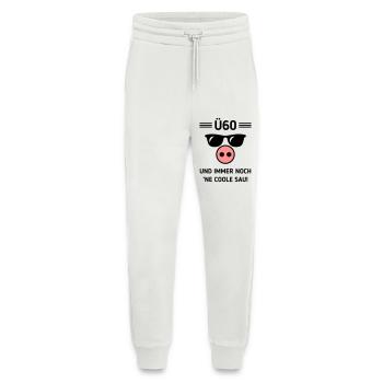 Ü60 Und Immer Noch ’Ne Coole Sau! Cool Geburtstag - Jogginghose - made by SPREAD - OFF WHITE - Vorne
