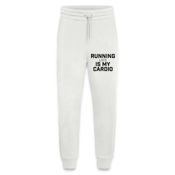 Running Late Is My Cardio Saying - Jogging Pants - made by SPREAD  - OFF WHITE - Front