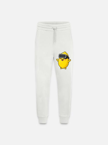 Zitrone Süß Cartoon Gamer Comic - Jogginghose - made by SPREAD - OFF WHITE