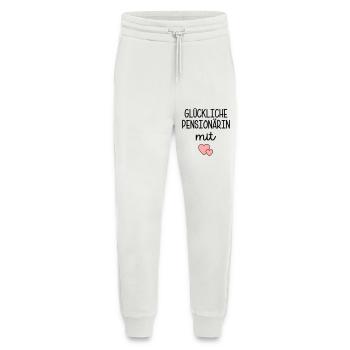 Herz - Glückliche Pensionärin - Jogginghose - made by SPREAD - OFF WHITE - Vorne