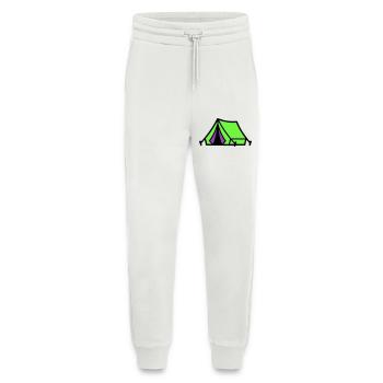 Festival Tent Camping Icon - Jogging Pants - made by SPREAD  - OFF WHITE - Front