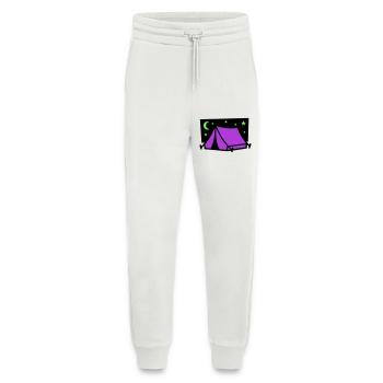 Camping Zelt Sterne Grafik - Jogginghose - made by SPREAD - OFF WHITE - Vorne
