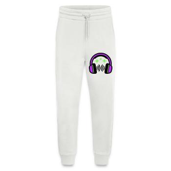 Kopfhoerer Sterne Icon - Jogginghose - made by SPREAD - OFF WHITE - Vorne