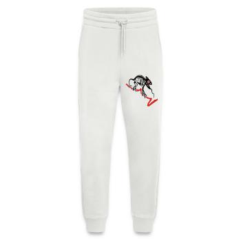 Gecko squelette - Pantalon de jogging bio décontracté fabriqué en UE - OFF WHITE - Devant