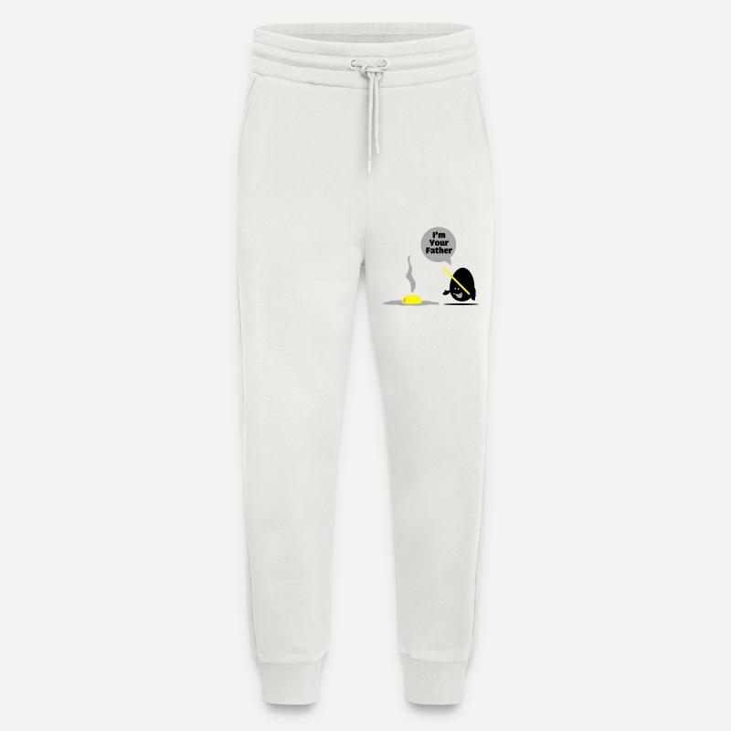 egg vader - Jogging Pants - made by SPREAD  - OFF WHITE