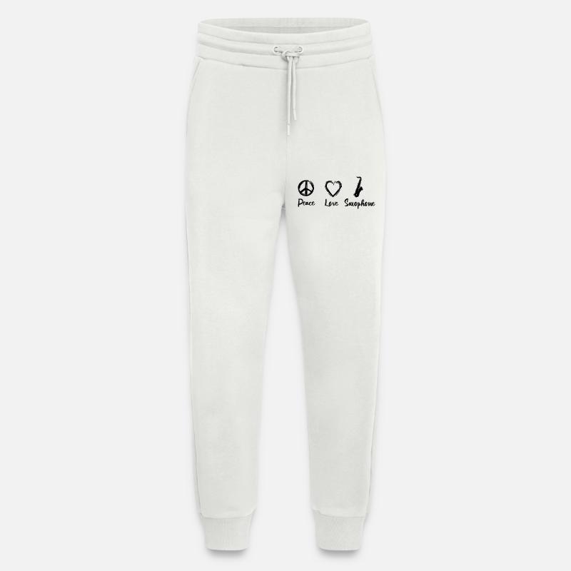 Ich liebe Saxophon - Jogginghose - made by SPREAD - OFF WHITE