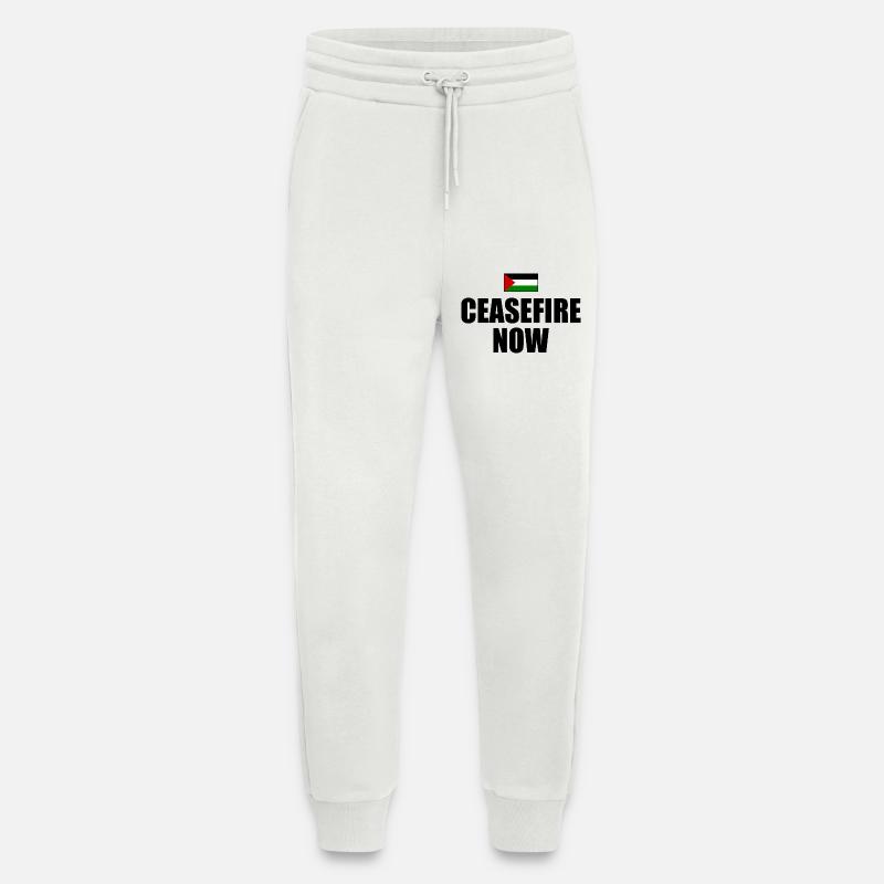 Ceasefire now free palestine - Jogginghose - made by SPREAD - OFF WHITE