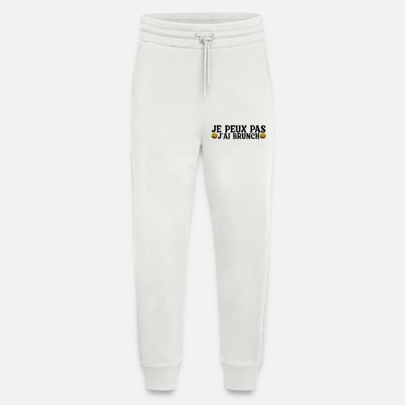 Ich kann nicht brunchen - Jogginghose - made by SPREAD - OFF WHITE
