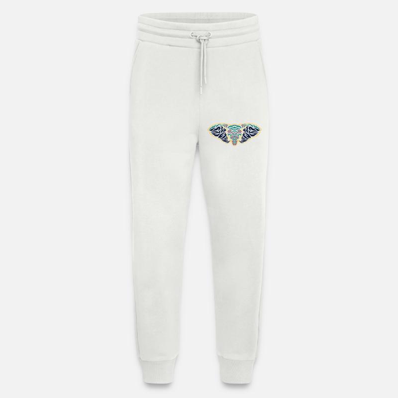 Psychedelischer Elefantenkopf - Jogginghose - made by SPREAD - OFF WHITE