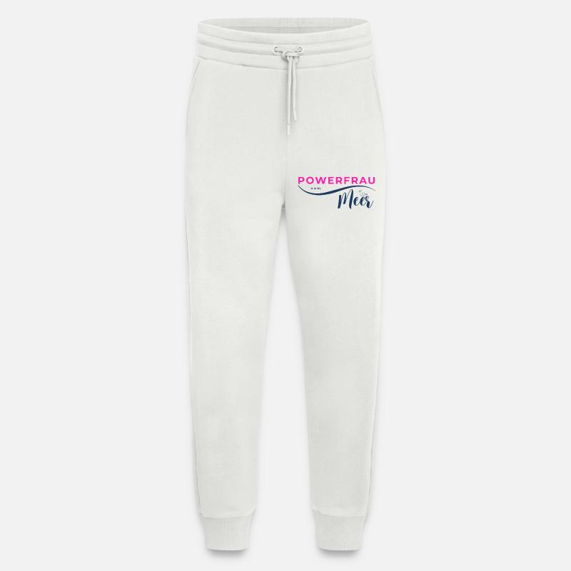 Powerfrau vom Meer pink - Jogginghose - made by SPREAD - OFF WHITE