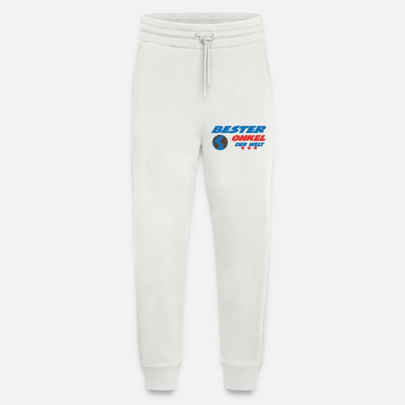Bester ONKEL der welt - Jogging Pants - made by SPREAD  - OFF WHITE