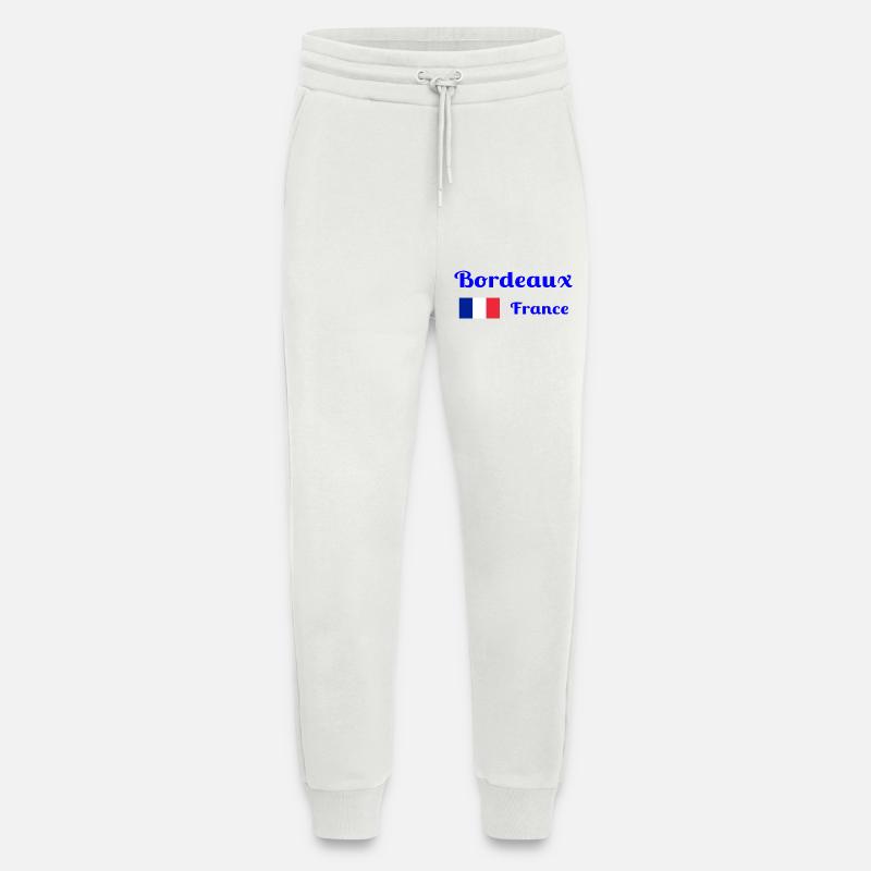 Bordeaux Frankreich - Stilvolle Drucke - Jogginghose - made by SPREAD - OFF WHITE