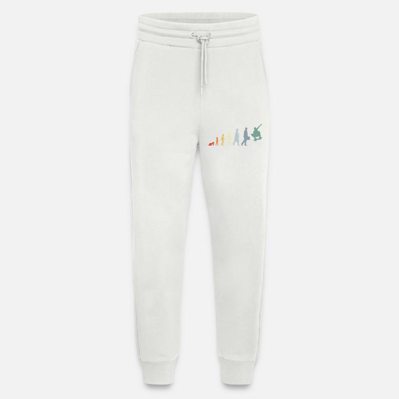 Skateboarder Evolution - Jogginghose - made by SPREAD - OFF WHITE