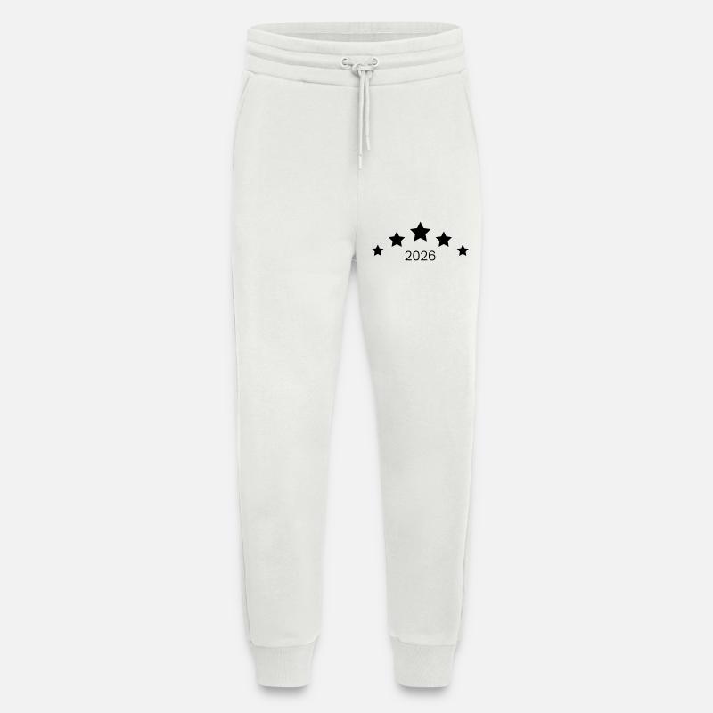 2026 symbol sterne - Jogginghose - made by SPREAD - OFF WHITE