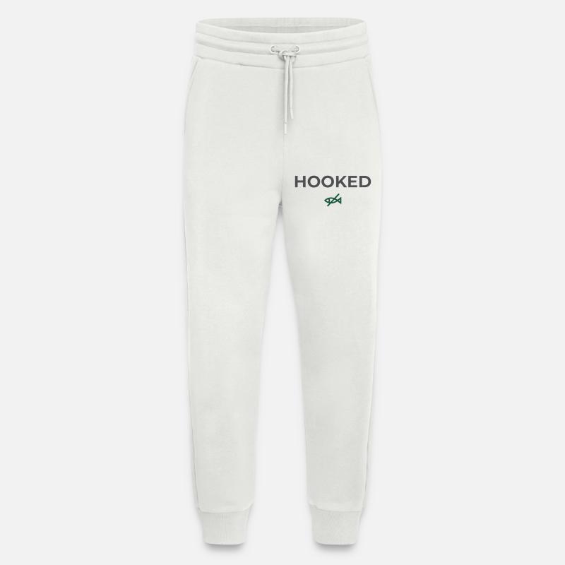 Hooked Angler Graphic Tee - Jogginghose - made by SPREAD - OFF WHITE