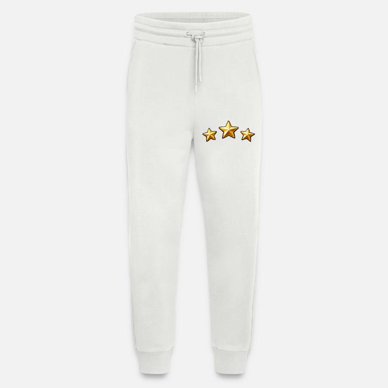 sterne - Jogginghose - made by SPREAD - OFF WHITE