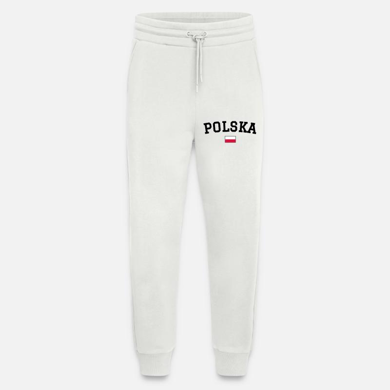 Polen Flagge Design Schwarz - Jogginghose - made by SPREAD - OFF WHITE