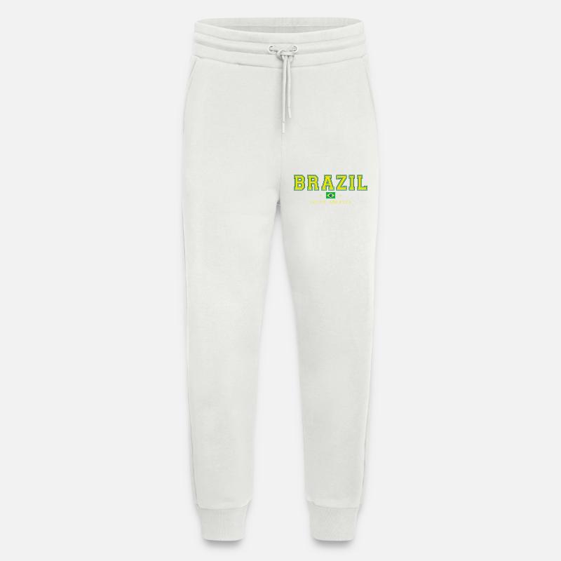 Brazil - Jogging Pants - made by SPREAD  - OFF WHITE