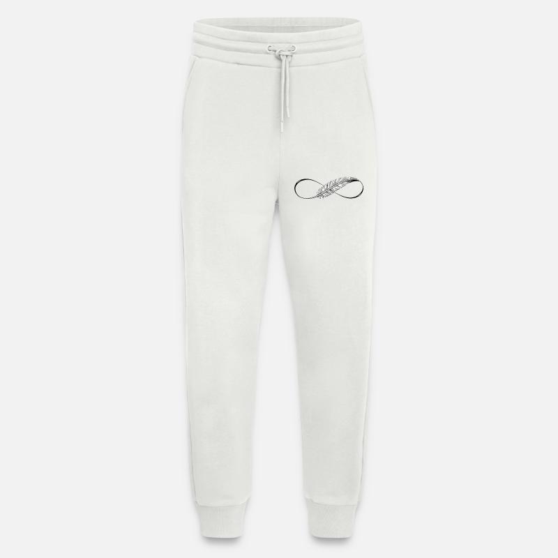 Cute Lines Infinity Spring - Jogging Pants - made by SPREAD  - OFF WHITE