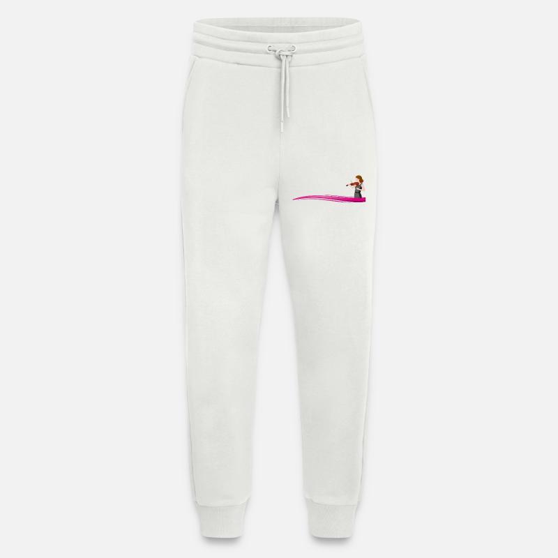 Violinistin on a wave - Jogginghose - made by SPREAD - OFF WHITE