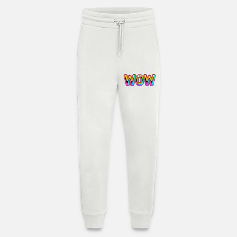 3D WOW Ballon Regenbogen Shirt - Jogginghose - made by SPREAD - OFF WHITE