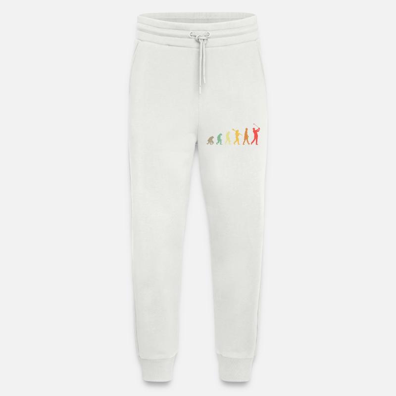 Golf Golfer Golf Course Golfer Evolution - Jogging Pants - made by SPREAD  - OFF WHITE