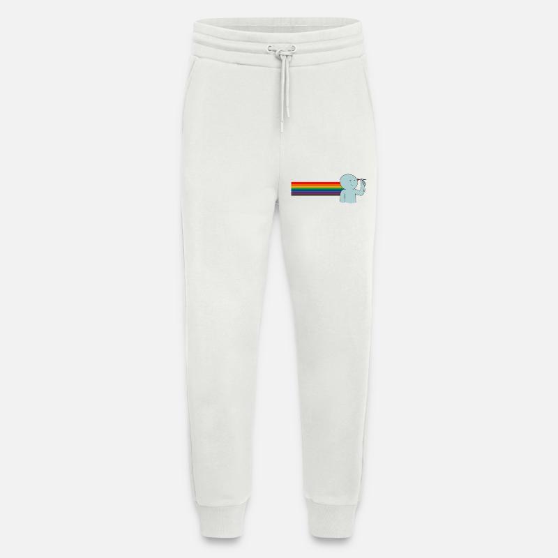 Darts & Rainbow Vibes - Jogginghose - made by SPREAD - OFF WHITE