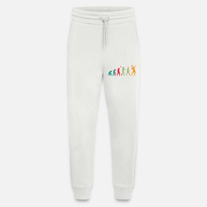 Tennis Evolution Retro - Jogging Pants - made by SPREAD  - OFF WHITE