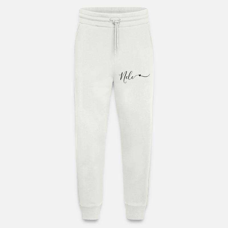 Nele Name Vorname Dekorativ - Jogginghose - made by SPREAD - OFF WHITE