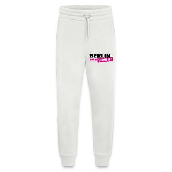 Berlin Love It Pink Stamp - Jogginghose - made by SPREAD - OFF WHITE - Vorne