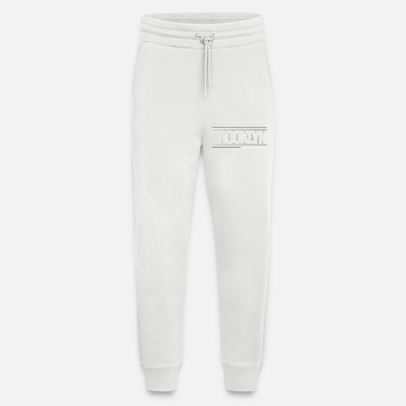 Winde der Skyline von Brooklyn Silhouette - Jogginghose - made by SPREAD - OFF WHITE