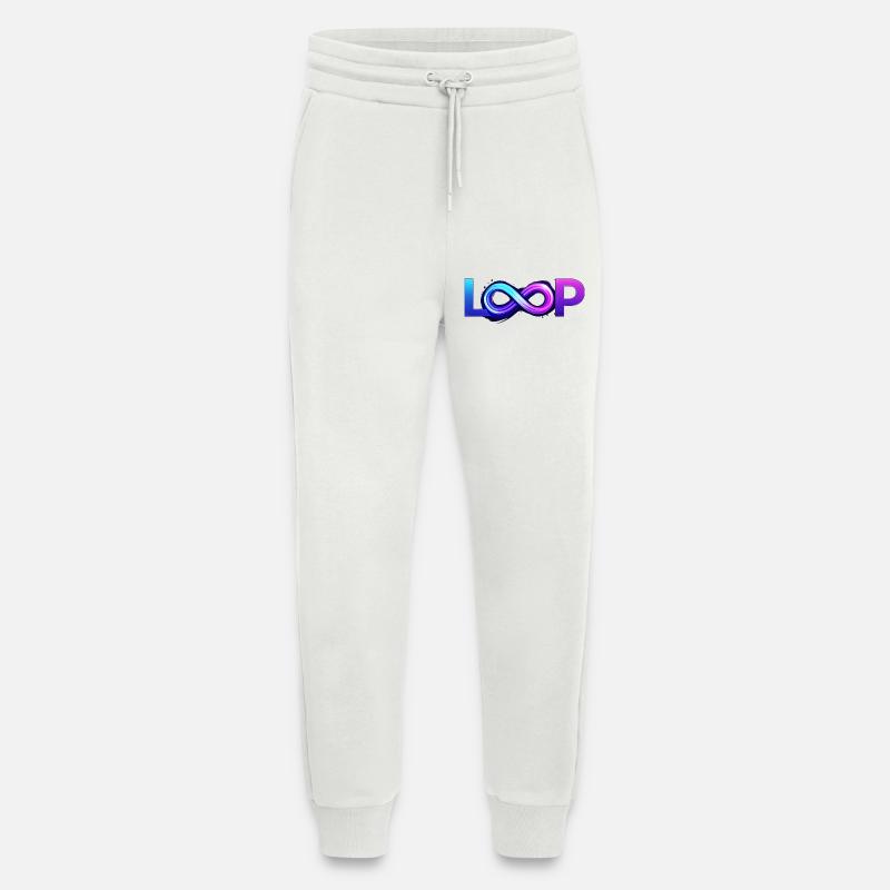Neon Loop Unendlichkeit - Jogginghose - made by SPREAD - OFF WHITE