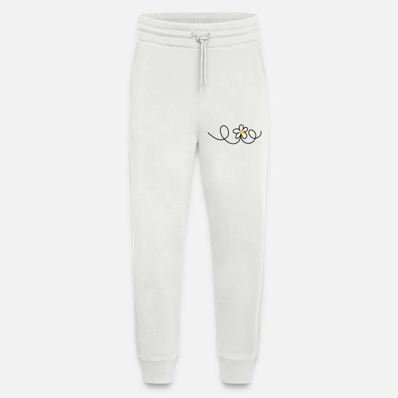 Blume - Jogginghose - made by SPREAD - OFF WHITE