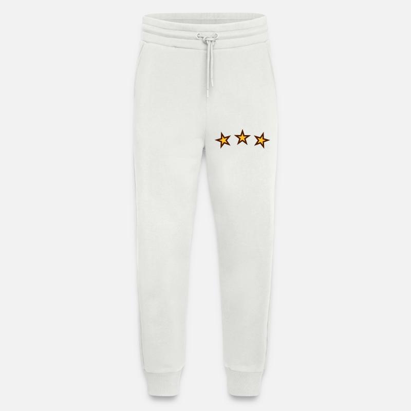 sterne stars sternchen - Jogginghose - made by SPREAD - OFF WHITE