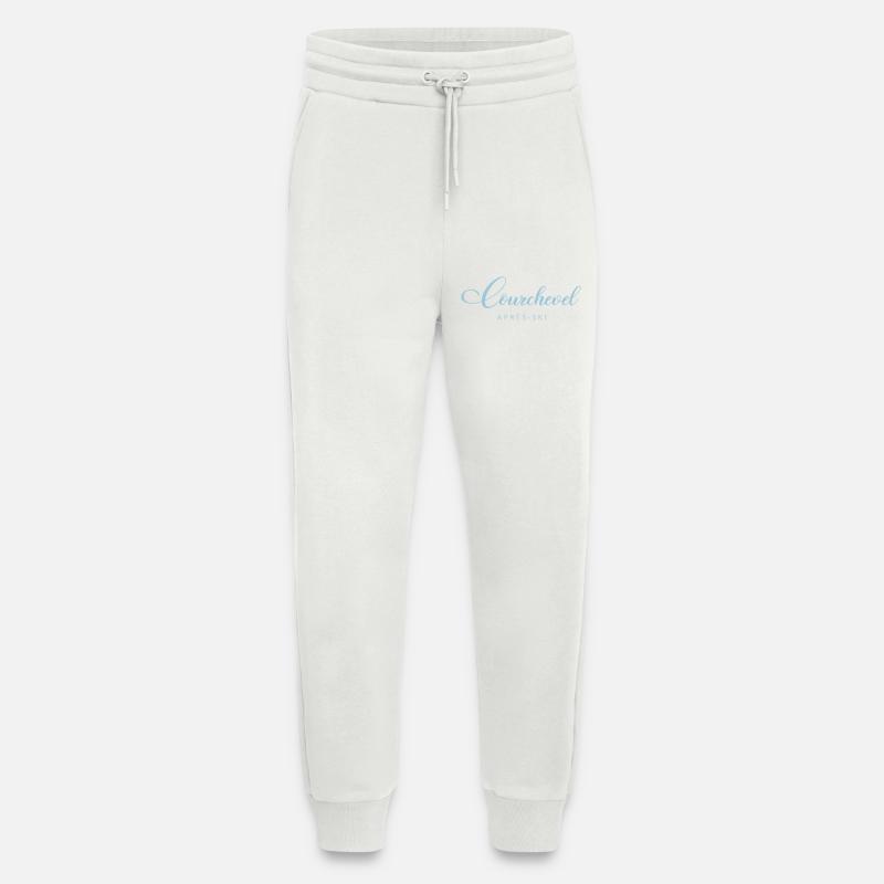 COURCHEVEL - Jogging Pants - made by SPREAD  - OFF WHITE