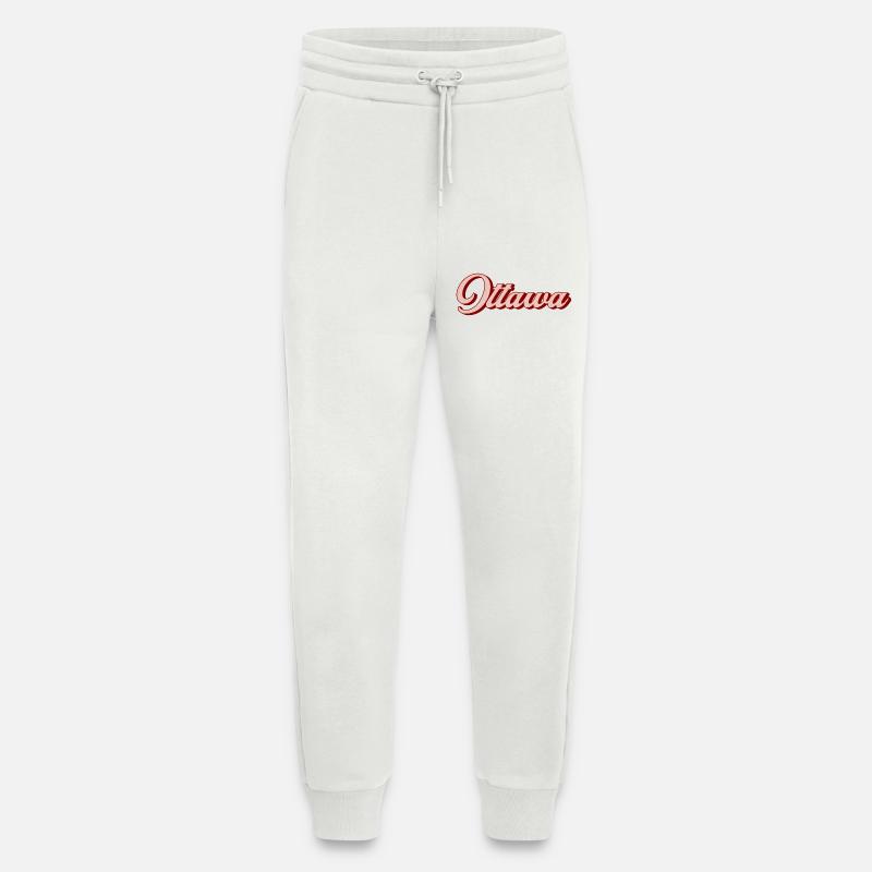 Ottawa Retro Script - Jogginghose - made by SPREAD - OFF WHITE