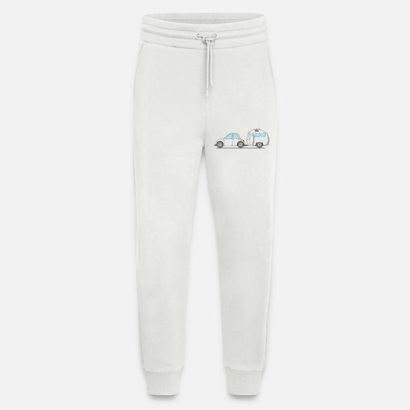 Auto mit Wohnwagen Grau - Jogginghose - made by SPREAD - OFF WHITE