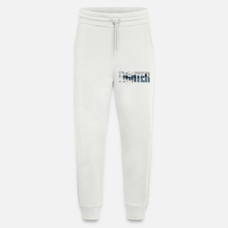 Fighter Spitfire - Jogging Pants - made by SPREAD  - OFF WHITE