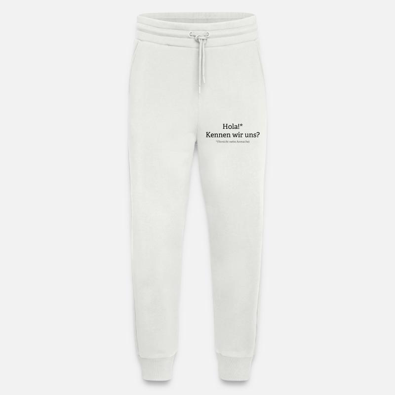 Vorsicht: Nette Anmache im Anflug - Jogginghose - made by SPREAD - OFF WHITE