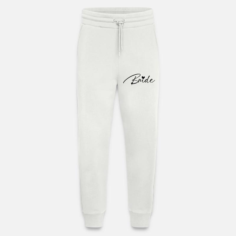 Mariée - Pantalon de jogging bio décontracté fabriqué en UE - OFF WHITE