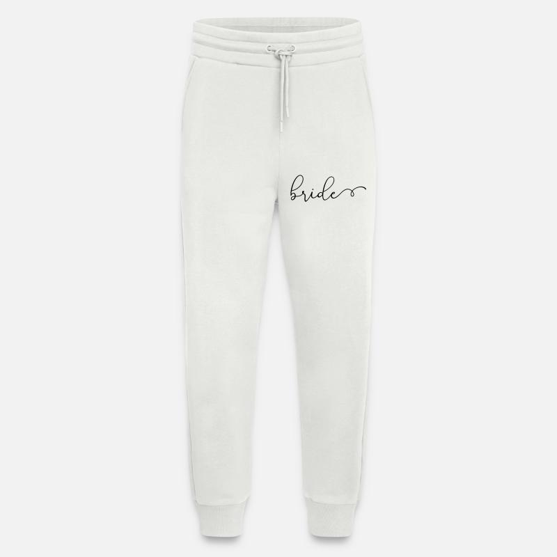 "Team Bride" , personalisierbar - Jogginghose - made by SPREAD - OFF WHITE