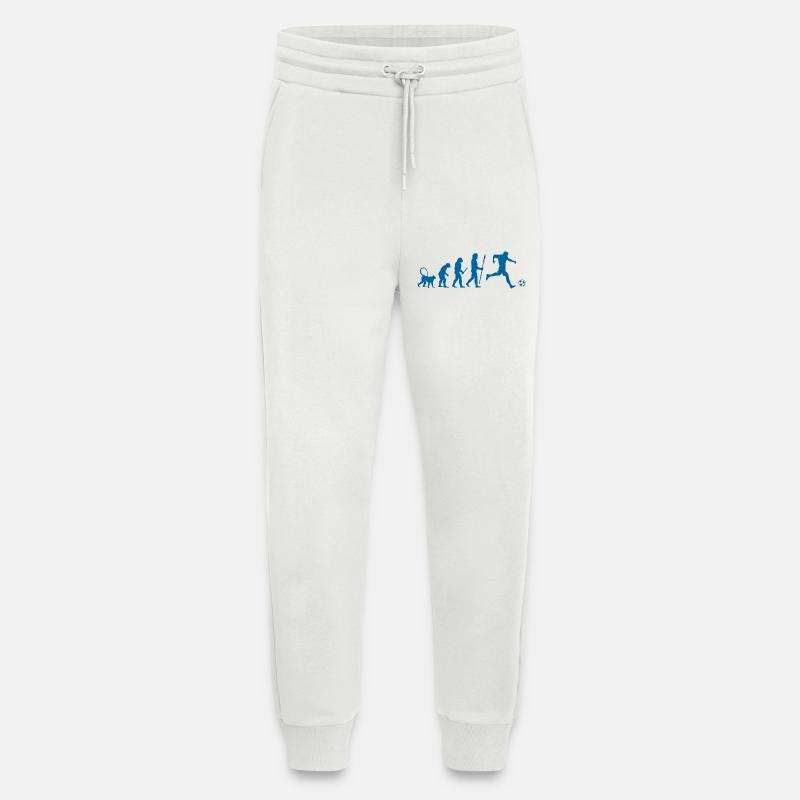 Evolution of a Soccer Player - Jogging Pants - made by SPREAD  - OFF WHITE