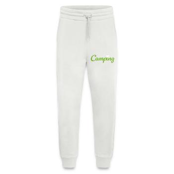 Camping Flower Camper Quotes Hobby Summer Van Life - Jogging Pants - made by SPREAD  - OFF WHITE - Front