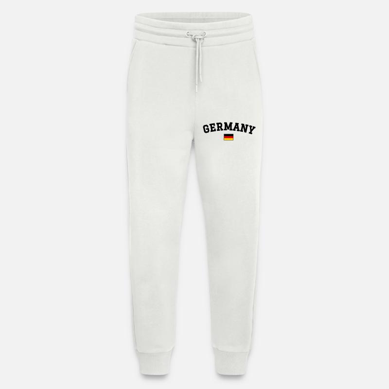 Drapeau espagnol Dessin Noir anglais - Pantalon de jogging bio décontracté fabriqué en UE - OFF WHITE