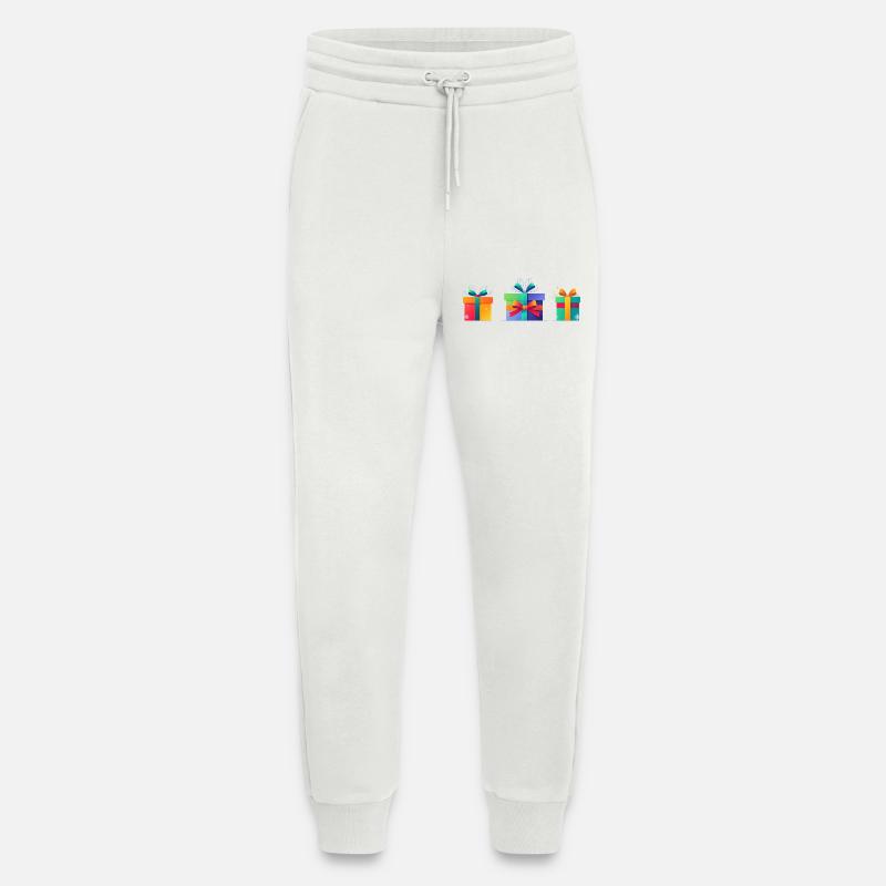 Rainbow Gift Boxes Trio - Jogging Pants - made by SPREAD - OFF WHITE
