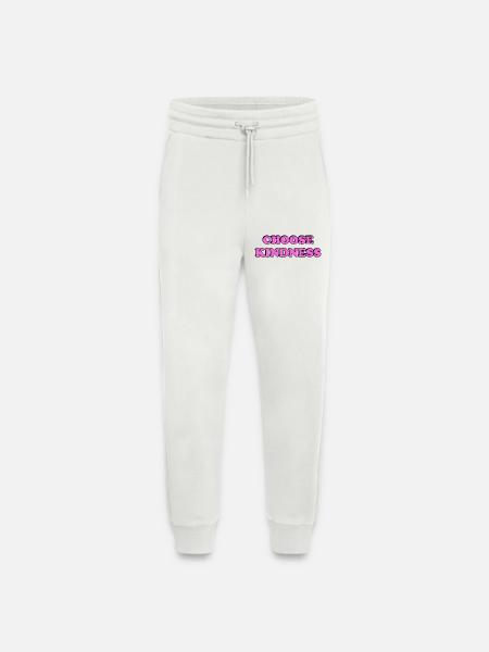 Choose Kindness pink - Jogging Pants - made by SPREAD  - OFF WHITE