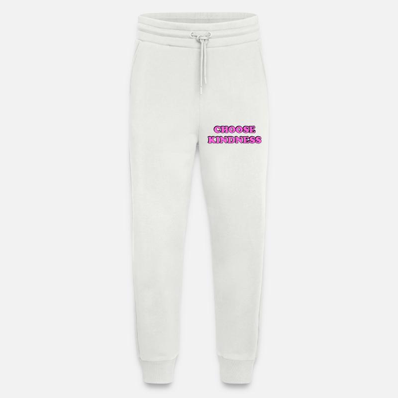 Choose Kindness pink - Jogging Pants - made by SPREAD  - OFF WHITE
