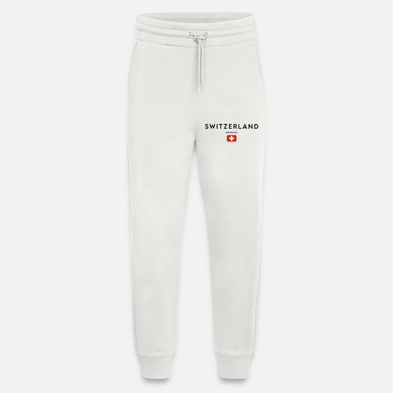 Schweizer Flagge, made in Switzerland - Jogginghose - made by SPREAD - OFF WHITE
